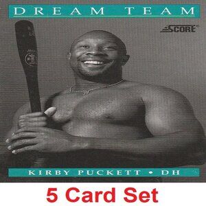 Kirby Puckett MLB Card Collection